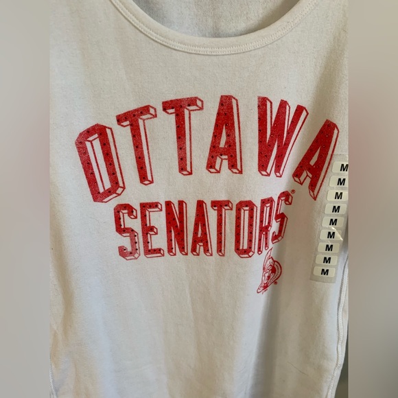 NWT Touch by Alyssa Milano NHL Ottawa Senators Tank Top - Picture 2 of 4
